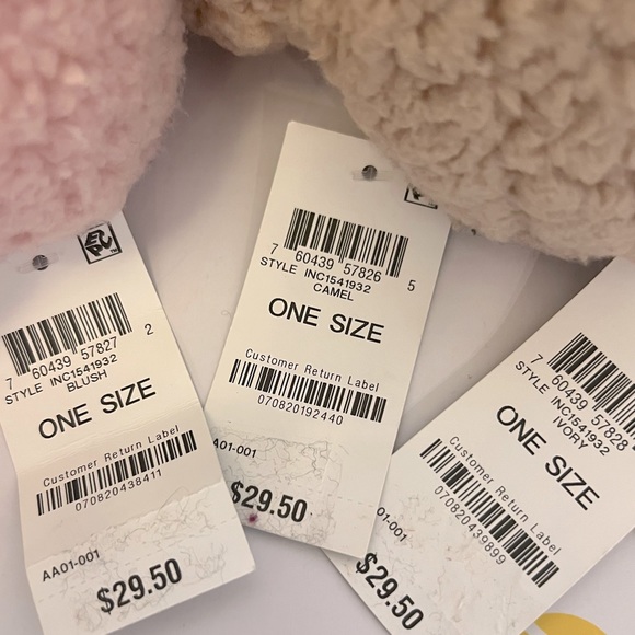 $90 VALUE!-International Concepts~Set of 3 Teddy Cold Weather Ear Muffs-NWTs - Picture 3 of 3